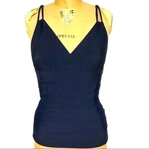 Calvin Klein Ruched Swimsuit Tankini Top